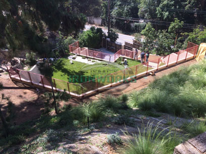After Perimeter Fence Fabrication and Installation 