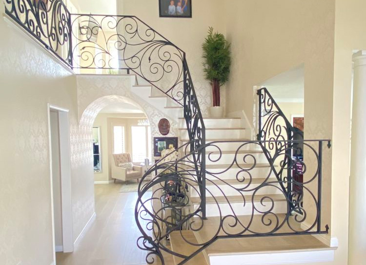 Los Angeles Interior Decorative Staircase Railing