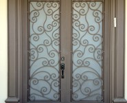 Custom Entrance Door 13 - by Isaac's Ironworks 818-982-1955