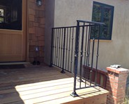 Exterior Railing 09 - by Isaac's Ironworks 818-982-1955