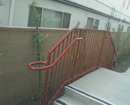 Exterior Railing 11 - by Isaac's Ironworks 818-982-1955
