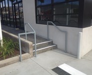 Exterior Railing 22 - by Isaac's Ironworks 818-982-1955