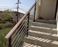 Exterior Railing 30 - by Isaac's Ironworks 818-982-1955