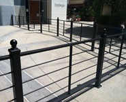 Exterior Railing 31 - by Isaac's Ironworks 818-982-1955