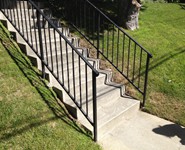 Exterior Railing 34 - by Isaac's Ironworks 818-982-1955