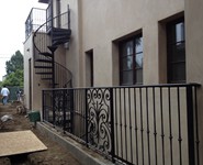 Exterior Railing 36 - by Isaac's Ironworks 818-982-1955