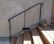 Exterior Railing 37 - by Isaac's Ironworks 818-982-1955