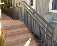 Exterior Railing 38 - by Isaac's Ironworks 818-982-1955