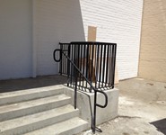 Exterior Railing 39 - by Isaac's Ironworks 818-982-1955