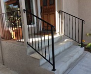 Exterior Railing 64 - by Isaac's Ironworks 818-982-1955
