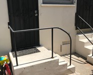 Exterior Railing 65 - by Isaac's Ironworks 818-982-1955