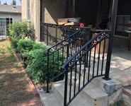 Exterior Railing 66 - by Isaac's Ironworks 818-982-1955