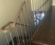 Interior Railing 01 - by Isaac's Ironworks 818-982-1955