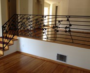 Interior Railing 09 - by Isaac's Ironworks 818-982-1955