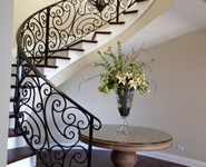 Interior Railing 13 - by Isaac's Ironworks 818-982-1955
