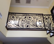 Interior Railing 19 - by Isaac's Ironworks 818-982-1955