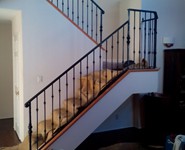 Interior Railing 25 - by Isaac's Ironworks 818-982-1955
