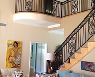 Interior Railing 39 - by Isaac's Ironworks 818-982-1955