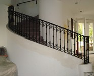 Interior Railing 43 - by Isaac's Ironworks 818-982-1955