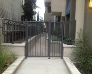 Pedestrian Gate 01 - by Isaac's Ironworks 818-982-1955