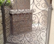 Pedestrian Gate 04 - by Isaac's Ironworks 818-982-1955