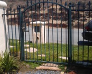 Pedestrian Gate 07 - by Isaac's Ironworks 818-982-1955