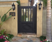 Pedestrian Gate 10 - by Isaac's Ironworks 818-982-1955