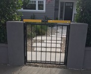 Pedestrian Gate 111 - by Isaac's Ironworks 818-982-1955