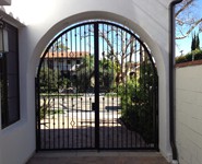 Pedestrian Gate 14 - by Isaac's Ironworks 818-982-1955