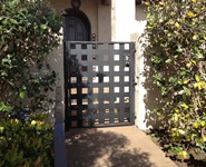 Pedestrian Gate 17 - by Isaac's Ironworks 818-982-1955