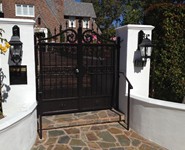 Pedestrian Gate 35 - by Isaac's Ironworks 818-982-1955