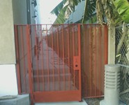 Pedestrian Gate 78 - by Isaac's Ironworks 818-982-1955