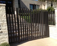 Pedestrian Gate 83 - by Isaac's Ironworks 818-982-1955