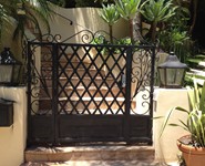 Pedestrian Gate 87 - by Isaac's Ironworks 818-982-1955