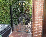 Pedestrian Gate 89 - by Isaac's Ironworks 818-982-1955