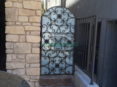 After Custom Gate Design Change with Tempered Glass After Custom Gate Design Change with Tempered Glass