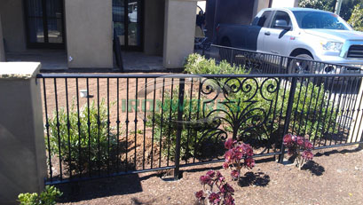 After Fence Fabrication and Installation After Fence Fabrication and Installation