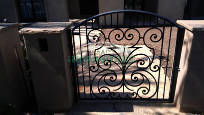 After Pedestrian Gate and Fence Fabrication and Installation After Pedestrian Gate and Fence Fabrication and Installation